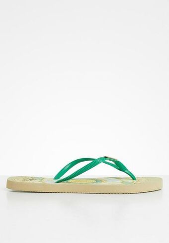 Mandala flip flop - teal