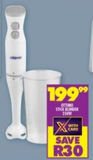 Shoprite OTTIMO STICK BLENDER 250W offer