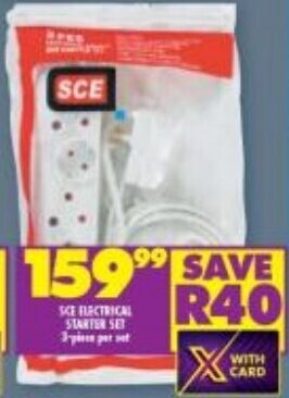 SCE Electrical Starter Set