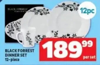 Usave BLACK FORREST DINNER SET 12-piece offer