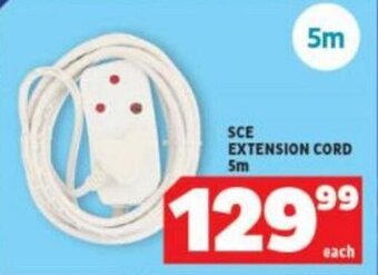 Usave SCE EXTENSION CORD 5m offer