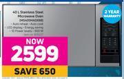 Game Samsung 40l stainless steel microwave oven ms405madxbb offer