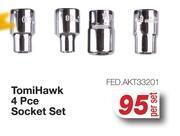 AutoZone Tomi hawk 4 pce socket set fed.akt33201-per set offer