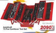 AutoZone Auto kraft 73 pce cantilever tool set fed.toolkcl73-per set offer