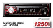 AutoZone Digital star sound multimedia radio with usb/bt sta.ss9700bt-each offer