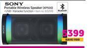 Game Sony portable wireless speaker xp500 offer