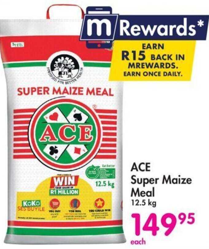 ACE Super Maize 12.5kg offer at Makro