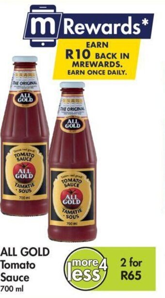 Makro ALL GOLD Tomato Sauce 700 ml offer