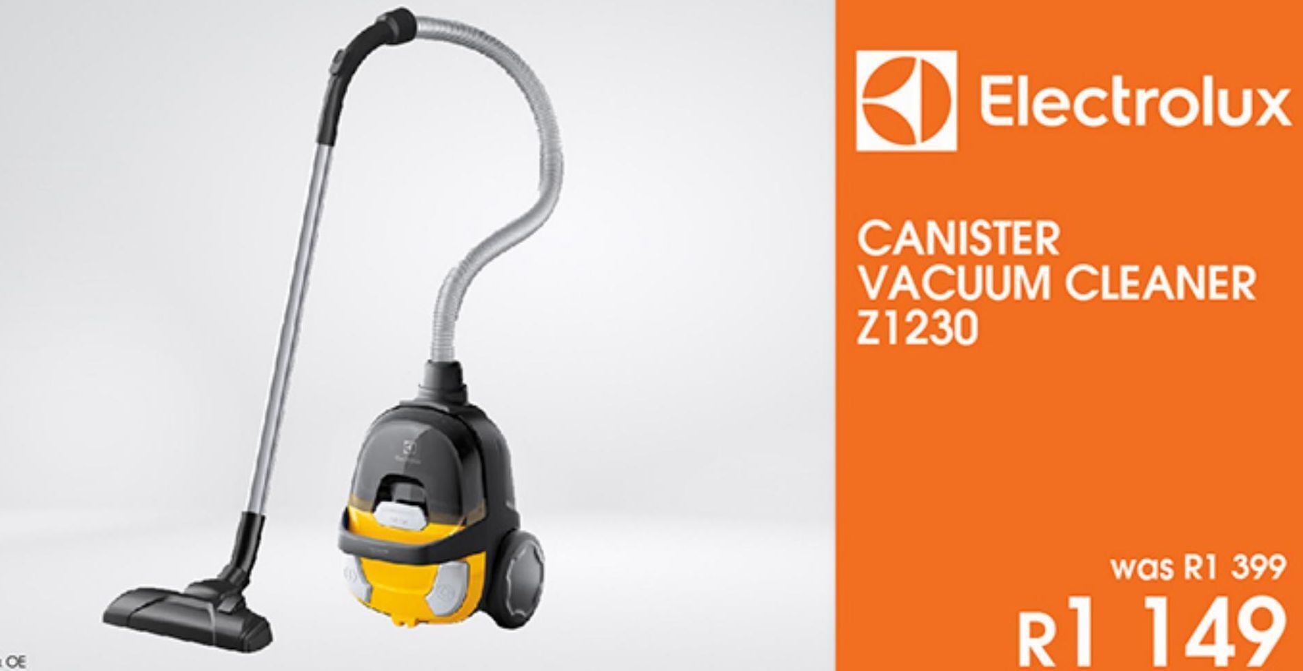 Vacuum cleaner offer at Tafelberg Furnishers