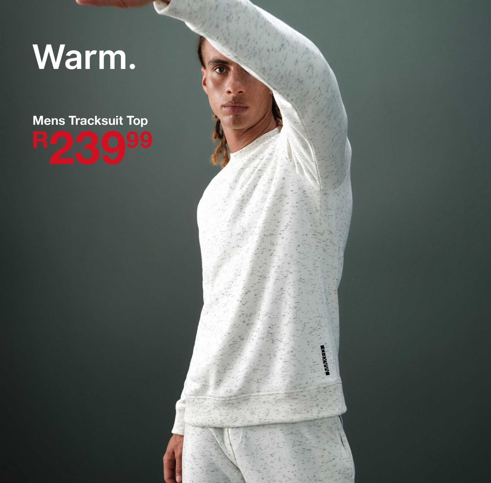 Mens tracksuit top offer at MRP Sport