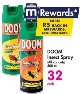 Makro DOOM Insect Spray (All variants) 300 ml offer