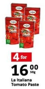 Oxford Freshmarket La Italiana Tomato Paste offer
