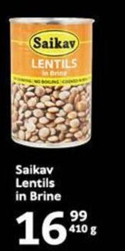 Oxford Freshmarket Saikav Lentils in Brine offer