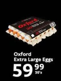 Oxford Freshmarket Oxford Extra Large Eggs offer