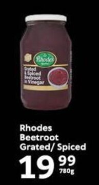 Oxford Freshmarket Rhodes Beetroot Grated/Spiced offer