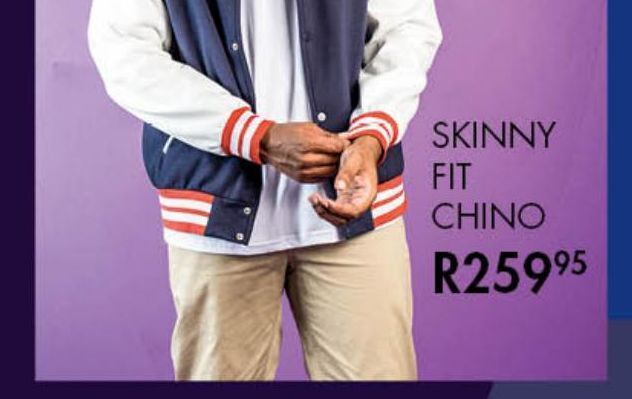 The Hub Skinny fit chino offer