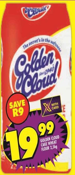 Shoprite Golden Cloud Cake Wheat Flour 2,5kg offer