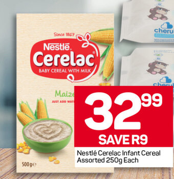 Pick n Pay Hypermarket Nestle Cerelac Infant Cereal Assorted 250g each offer