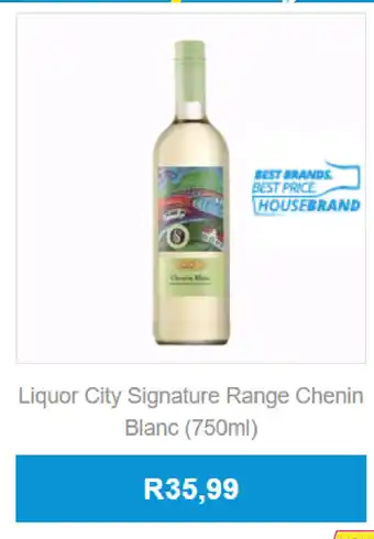 Liquor City Signature Range Chenin Blanc 750ml