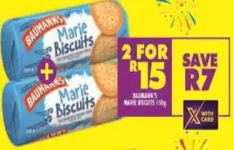 Shoprite Baumann's Marie Biscuits offer