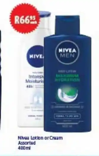 Nivea lotion or cream 400ml