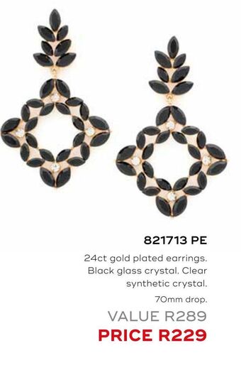 24ct gold plated earrings
