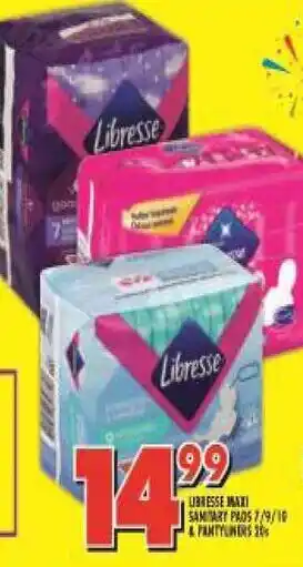 Shoprite Libresse Maxi Sanitary Pads offer