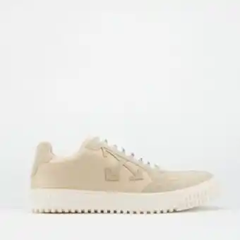 Zando Utopia cross arrow lace up beige sneakers offer