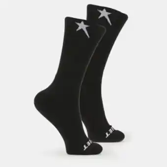 Zando Soviet blackbird 2 pack long ankle socks black offer