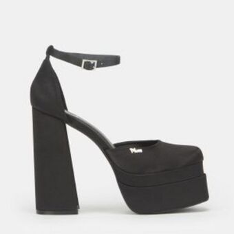Zando Plum vixen ankle strap platform black offer