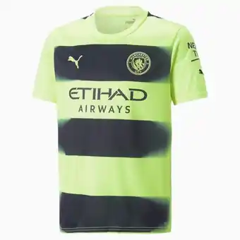 Manchester city f.c. third 22/23 replica football jersey youth