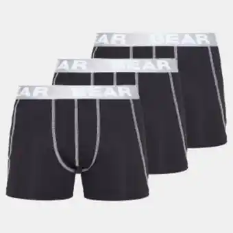 Zando Bear 3pk bear body shorts pick n pack black/silver grey offer