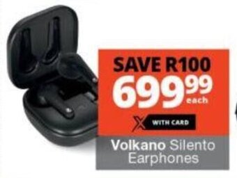 Checkers Volkano Silento Earphones offer