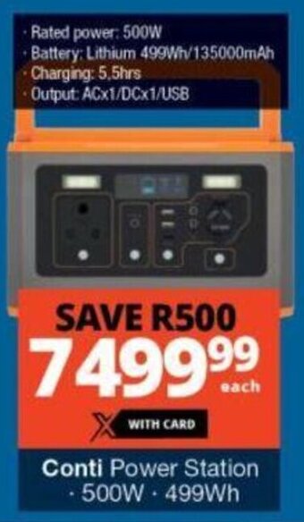 Conti Power Station - 500W - 499Wh