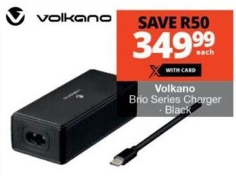 Checkers Volkano Brio Series Charger Black offer