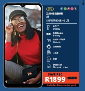Checkers XIAOMI REDMI A1 SMARTPHONE 4G LTE offer
