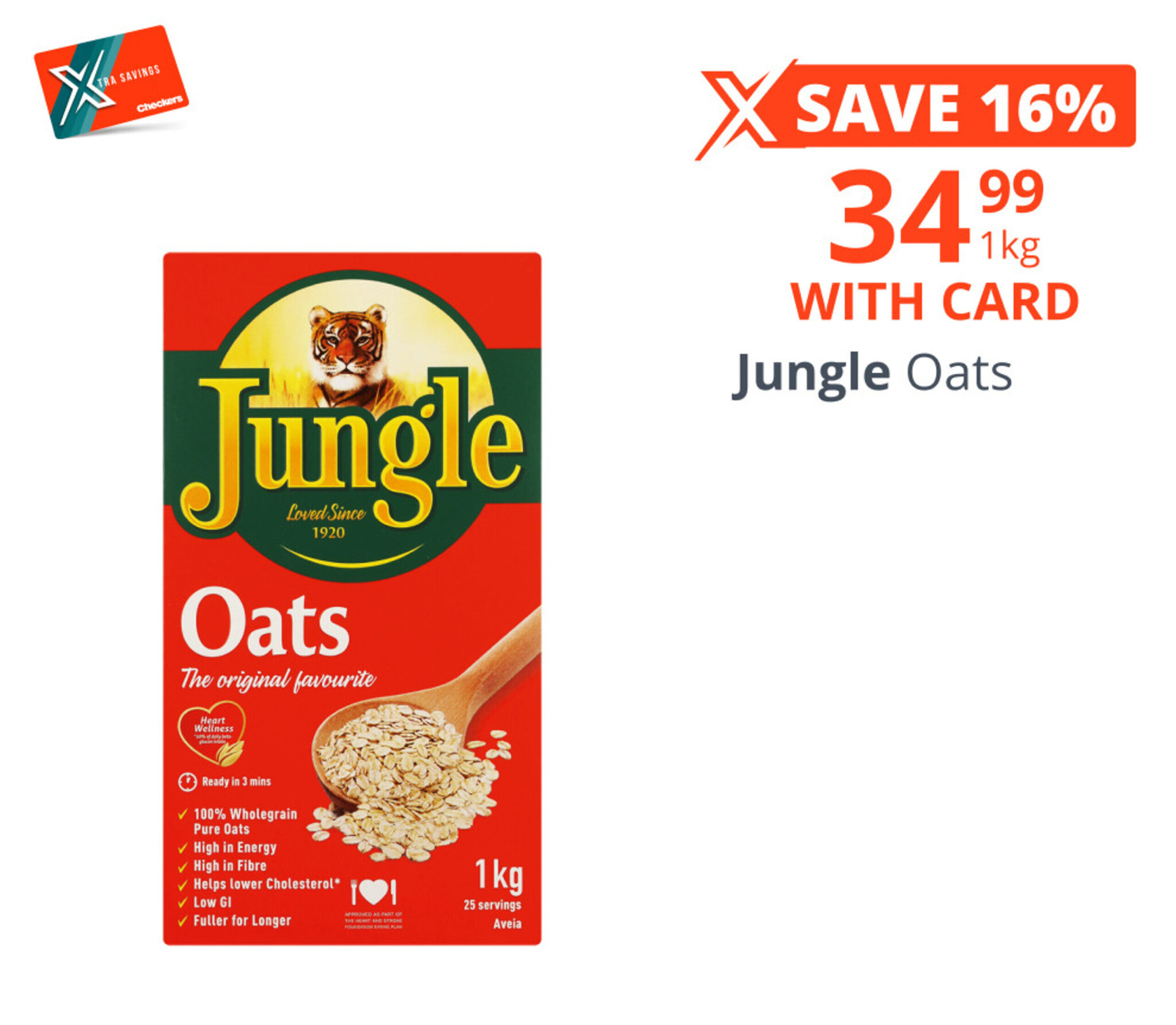 Jungle Oats offer at Checkers