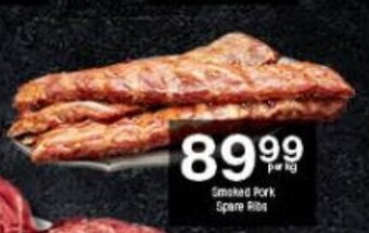 Checkers Smoked Pork Spare Ribs offer