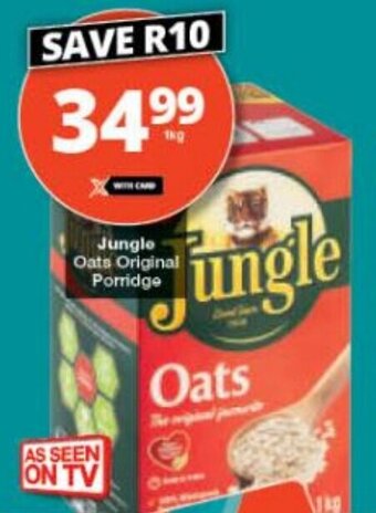Checkers Jungle Oats Original Porridge offer
