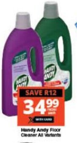 Checkers Handy Andy Floor Cleaner All Variants offer