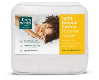 Dial a Bed Forty winks cotton mattress topper offer