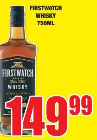 Boxer FIRSTWATCH WHISKY 750ML offer