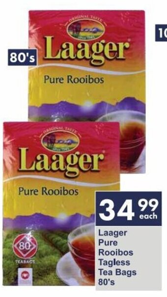 President Hyper Laager Pure Rooibos Tagless Tea Bags 80's offer