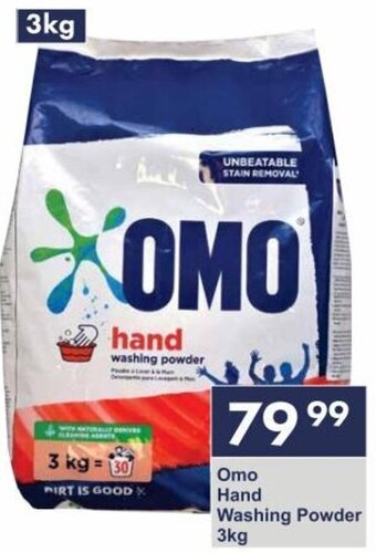 President Hyper Omo Hand Washing Powder 3kg offer