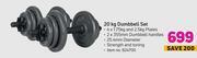 Game Trojan 20kg dumbbell set offer