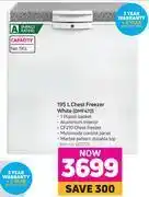 Game Defy 195l chest freezer white dmf470 offer