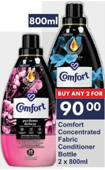 President Hyper Comfort Concentrated Fabric Conditioner Bottle 2 x 800ml offer