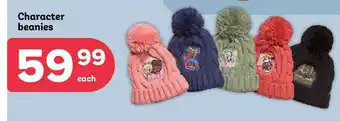 PEP Character beanies offer