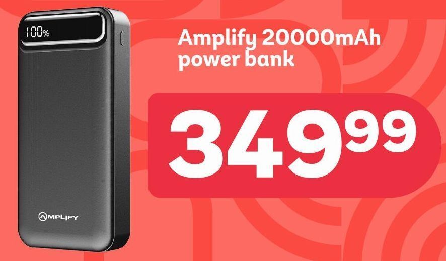 Amplify 20000mah power bank offer at PEP