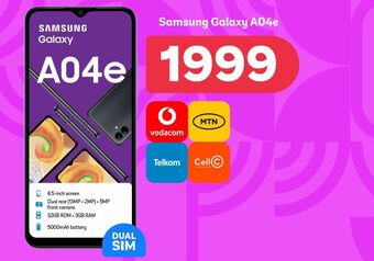 PEP Samsung galaxy a04e offer